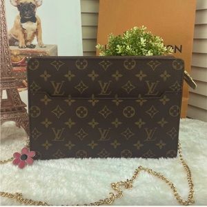 Louis Vuitton Monogram Pochette Homme Clutch. 100% Authentic.